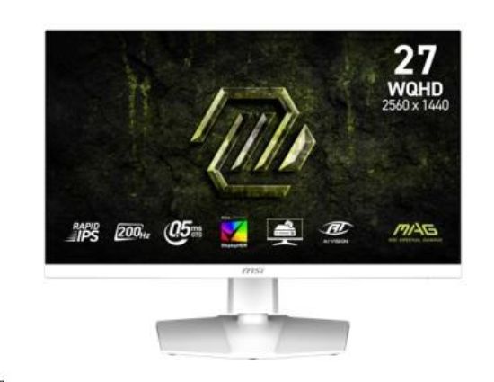 Obrázek MSI LCD MAG 274QRFW E20, 27", 2560 x 1440, Rapid IPS, 0, 5 ms, VESA 100 x 100, White