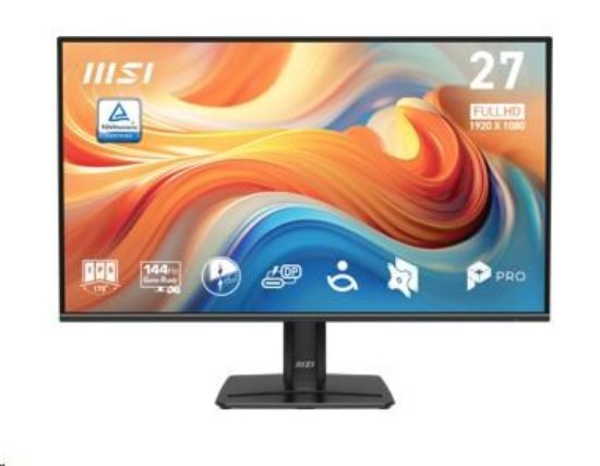 Obrázek MSI LCD PRO MP272 E14C, 27", 1920 x 1080, IPS, 4 ms, VESA 100 x 100, Black