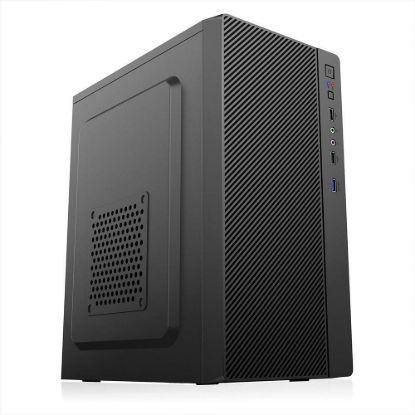 Obrázek 1stCOOL skříň STEP 4, micro tower, AU, USB 3.0, bez zdroje, černá