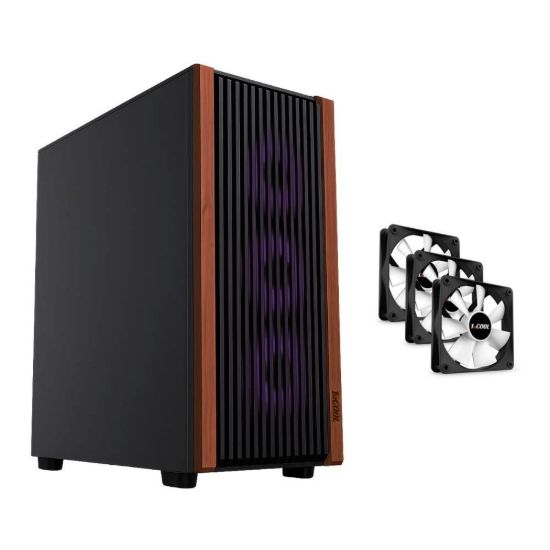 Obrázek 1stCOOL skříň G6 Noble, Mid Tower, ATX, AU, 3x 120mm Fan, Černá