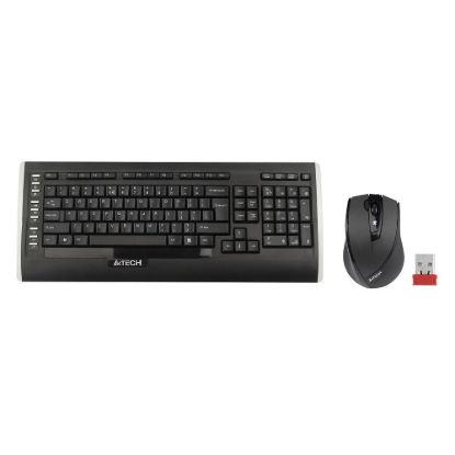 Obrázek A4tech 9300F set bezdr. kláv. + bezdr. V- Track optická myš, CZ/ US, USB