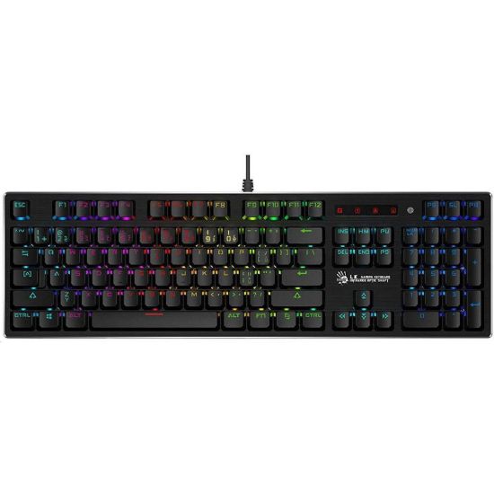 Obrázek A4tech Bloody B820R mechanická RGB herní klávesnice, USB, CZ, RED SWITCH
