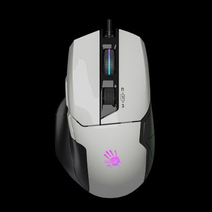 Obrázek A4tech Bloody Myš W70 Max Activated, podsvícená herní myš, 12000 DP I, USB, Bílá