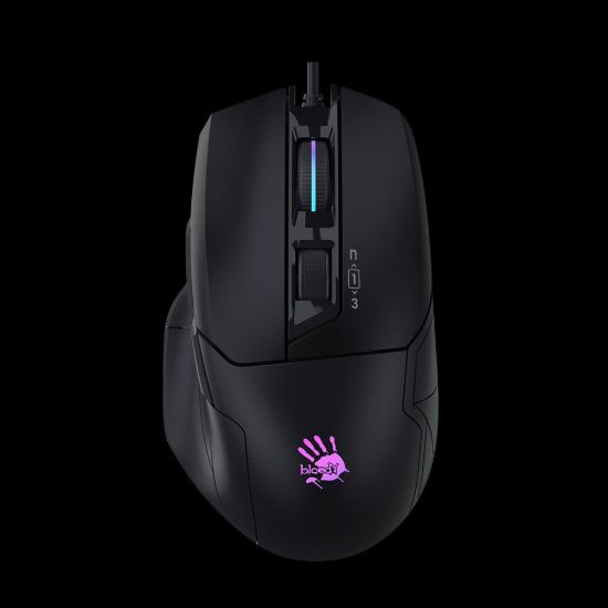 Obrázek A4tech Bloody Myš W70 Max Activated, podsvícená herní myš, 12000 DP I, USB, Černá