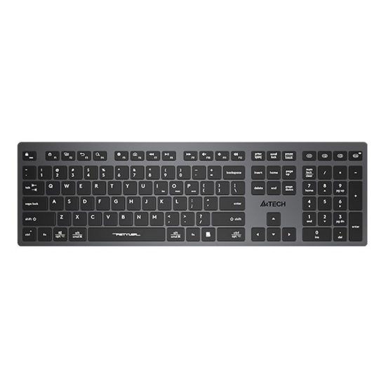 Obrázek A4tech FBX50C, bezdrátová kancelářská klávesnice, šedá