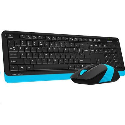 Obrázek A4tech FG1010 FSTYLER set bezdr. klávesnice + myši, modrá barva