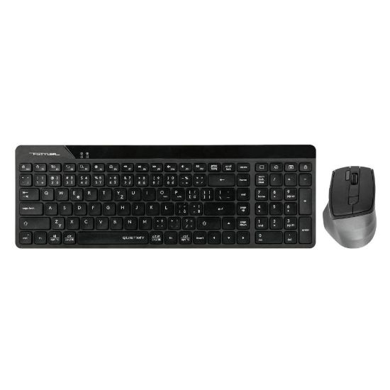 Obrázek A4tech FG2400 Air2, bezdrátový kancelářský set klávesnice s myší, CZ, černá