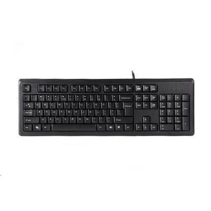 Obrázek A4tech KR- 92, klávesnice, CZ/ US, USB, černá