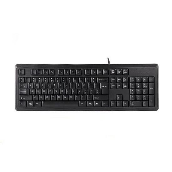 Obrázek A4tech KR- 92, klávesnice, CZ/ US, USB, černá