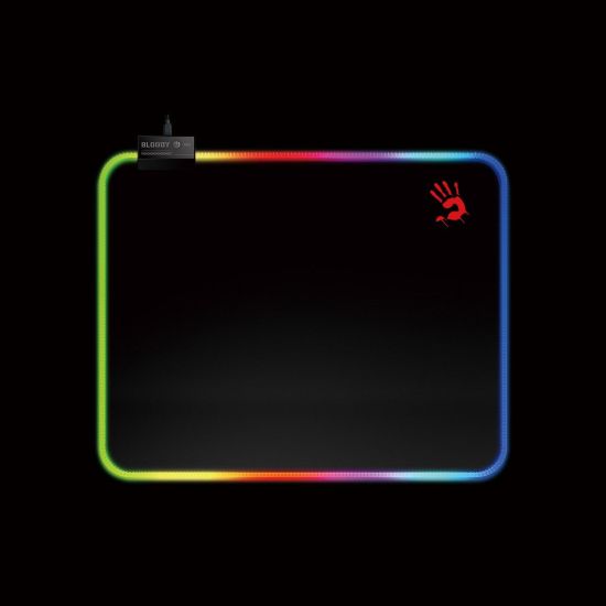 Obrázek A4tech Bloody Podložka pod myš MP- 45N, vel. L (450×400mm), RGB, Černá