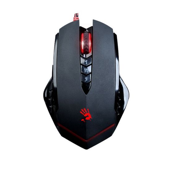 Obrázek A4tech BLOODY V8 herní myš, až 3200DP I, V- Track technologie, 160KB paměť, USB, CORE 3, kovové podložky