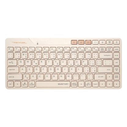 Obrázek A4tech FStyler FBK26C AS, bezdrátová Dual mode Bluetooth+2, 4G klávesnice, CZ, caffe latte