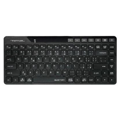 Obrázek A4tech FStyler FBK26C AS, bezdrátová Dual mode Bluetooth+2, 4G klávesnice, CZ, černá