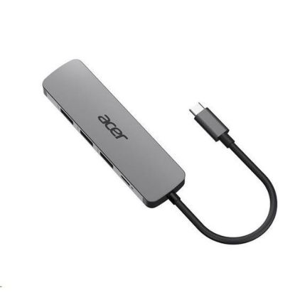 Obrázek Acer 5IN1 Type- C dongle, HDMI, USB3.0, USB- C, 100 W PD, Dark Silver