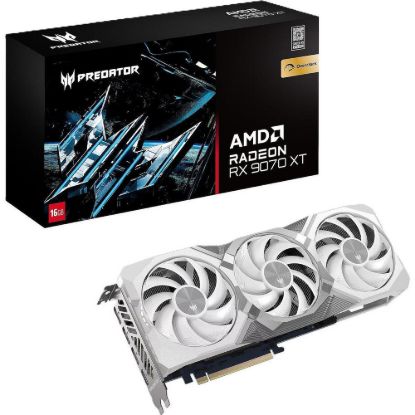 Obrázek ACER Grafická karta AMD PB RX9070XT 16G White Edition OC