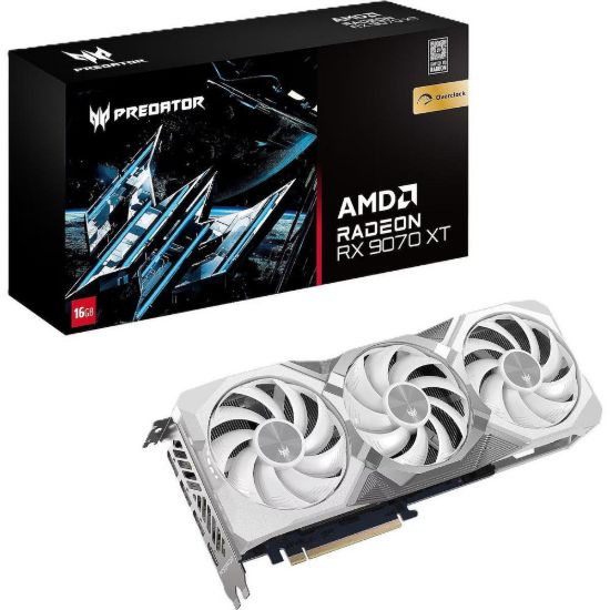 Obrázek ACER Grafická karta AMD PB RX9070XT 16G White Edition OC