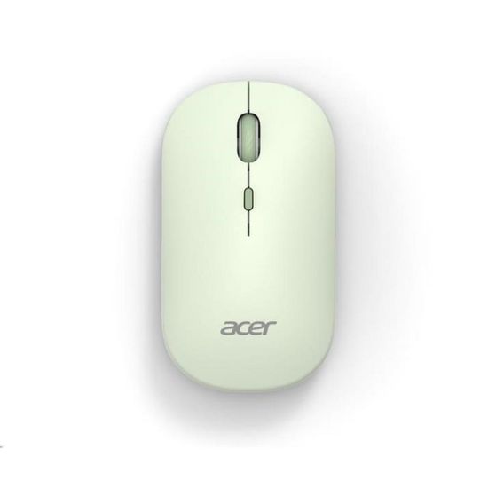 Obrázek ACER Myš Wireless Mouse AMR130 Green - Dual mode 2.4GHz + BT 5.2, 4 tlačítka, 800/ 1200/ 1600 dpi, USB Polling rate…