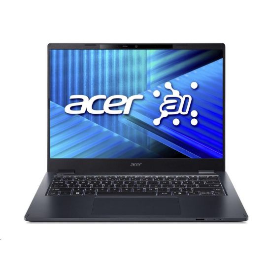 Obrázek ACER NTB TravelMate P4 14 (TMP414- 55- TCO- 5106), Ultra 5 225U, 14" WUXGA, 16 GB, 512 GB SSD, Intel, W11P, Blue