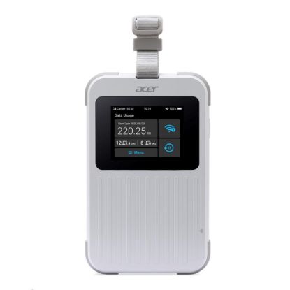 Obrázek ACER Router Connect Enduro M6E, 5G, LTE, 2.4" touch display, Wifi, NFC, USB- C, 2.4GHz, 8000mAh, White