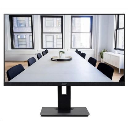 Obrázek ACER LCD B247YEbmiprzxv- 23.8" IPS LED, FHD, 100 Hz, 100M: 1, 250cd, 178/ 178°, VGA, HDMI, DP, AUDIO, PIVOT, VESA, černá