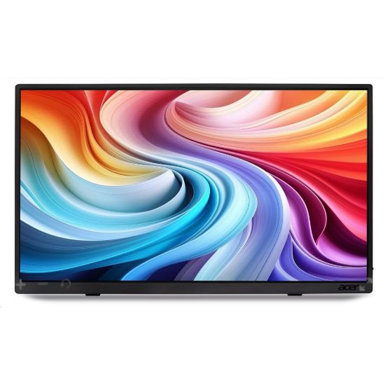 Obrázek ACER LCD PM161QTbmiuuux, 40cm (15.6") FHD, 60 Hz, 220 nits, 6 ms, miniHDMI, USB, Audio, Repro, Vesa, Black