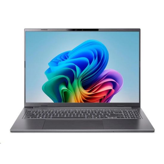 Obrázek ACER NTB Aspire 16 AI (A16- 11M- X3AU), Q Snap X1- 26100, 16" WUXGA, 32 GB, 1 TB SSD, QAdreno, W11H, Gray