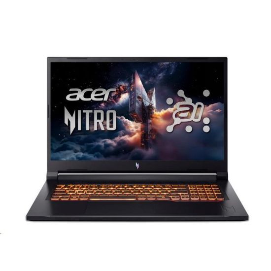 Obrázek ACER NTB Nitro V 17 AI (ANV17- 41- R2QM), R5 AI 240, 17.3" FHD, 16 GB, 1 TB SSD, RTX 5060, Linux, Black