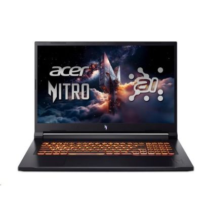 Obrázek ACER NTB Nitro V 17 AI (ANV17- 41- R776), R7 AI 260, 17.3" QHD, 32 GB, 1 TB SSD, RTX 5070, Linux, Black