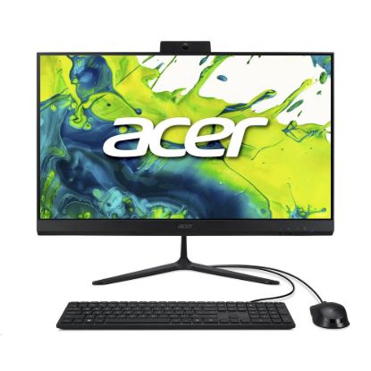 Obrázek ACER PC AiO Aspire C24- 2G, iCore 5 120U, 23.8" FHD, 8 GB, 512 GB SSD, UHD, W11, Black