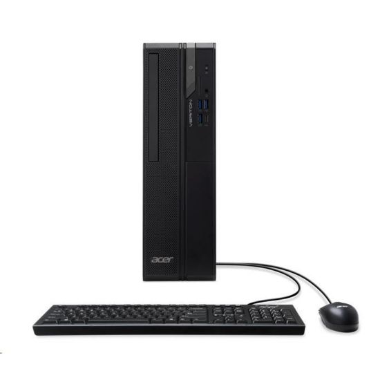 Obrázek ACER PC Veriton VX2720G, i5- 14400, 8 GB DDR5, 512 GB M.2 SSD, Wifi, DVD±RW, USB KB+mouse, W11P, 180 W, Black
