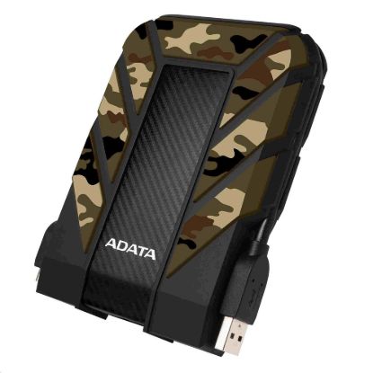 Obrázek ADATA Externí HDD 1 TB 2, 5" USB 3.1 DashDrive Durable HD710M Pro, kamufláž (gumový, nárazu/ vodě/ prachu odolný)
