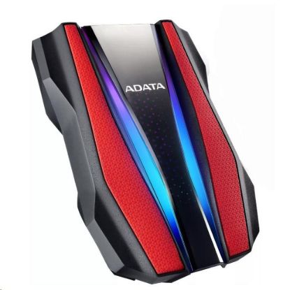 Obrázek ADATA Externí HDD 2 TB 2, 5" USB 3.2 HD770G, červená