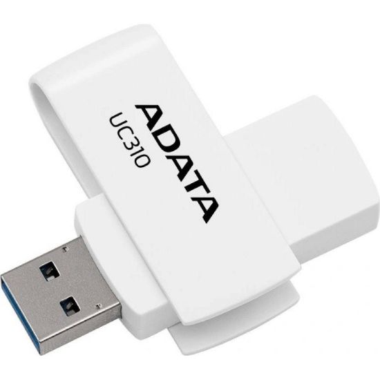 Obrázek ADATA Flash Disk 128 GB UC310, USB 3.2, bílá