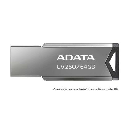 Obrázek ADATA Flash Disk 16 GB USB 2.0 DashDrive UV250, stříbrná