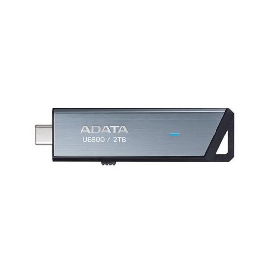 Obrázek ADATA Flash Disk 2 TB UE800, USB- C 3.2, R: 1000/ W: 1000MB/ s, stříbrná