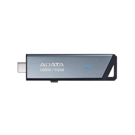 Obrázek ADATA Flash Disk 512 GB UE800, USB 3.2 USB- C, Elite drive, šedá