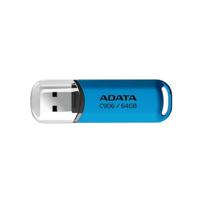 Obrázek ADATA Flash Disk 64 GB C906, USB 2.0, modrá