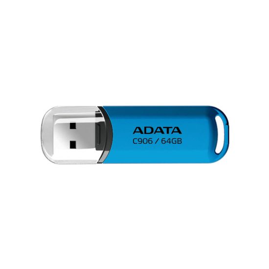 Obrázek ADATA Flash Disk 64 GB C906, USB 2.0, modrá