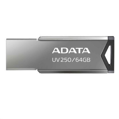 Obrázek ADATA Flash Disk 64 GB UV250, USB 2.0 Dash Drive, stříbrná