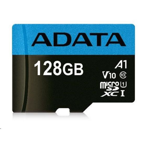 Obrázek ADATA MicroSDXC karta 128 GB Premier UHS- I Class 10 + adaptér