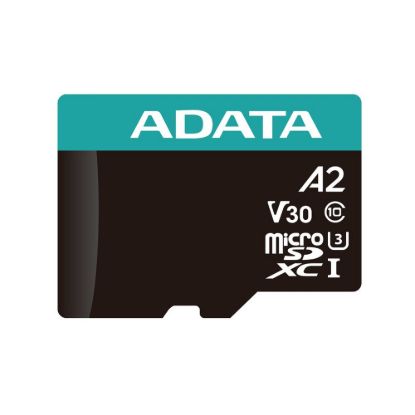 Obrázek ADATA MicroSDXC karta 512 GB Premier Pro UHS- I V30S (R: 100/ W: 80 MB/ s) + SD adaptér