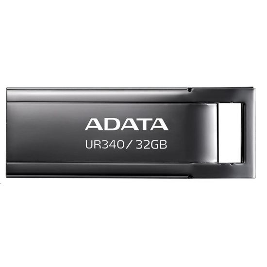 Obrázek ADATA Flash Disk 32 GB UR340, USB 3.2 Dash Drive, kov lesklá černá