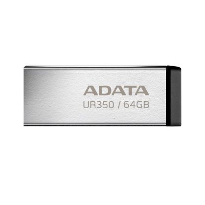 Obrázek ADATA Flash Disk 64 GB UR350, USB 3.2 Dash Drive, kov černá