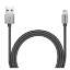 Obrázek ADATA Sync & Charge Lightning kabel - USB A 2.0, 100cm, hliníková, titan