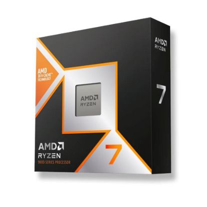 Obrázek CPU AMD RYZEN 7 9850 x 3D, 8- core, až 5.6GHz, 104MB cache, 120 W, AMD Radeon Graphics, socket AM5, BOX, bez chladiče