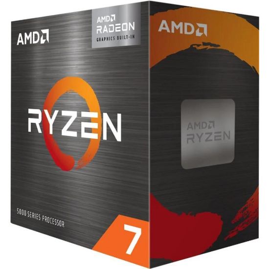 Obrázek CPU AMD RYZEN 7 5700G, 8- core, 3.8GHz, 16MB cache, 65 W, socket AM4, VGA RX Vega 8, BOX