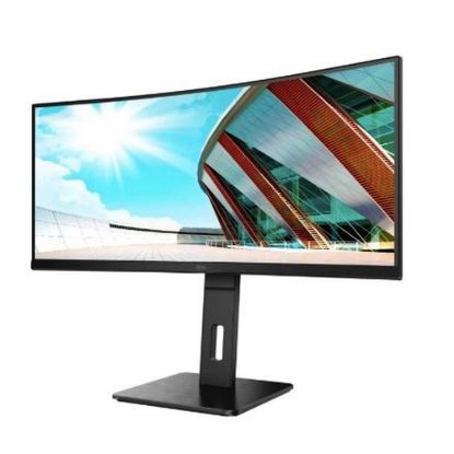 Obrázek AOC MT VA LCD WLED 34" CU34P2A - VA panel, 3440 x 1440, 1 ms, 2xHDMI, DP, USB, repro, nast vyska