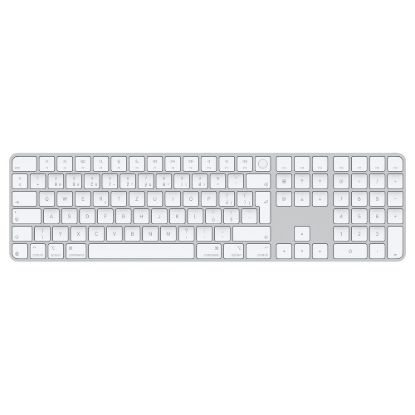 Obrázek Apple Magic Keyboard (2024) w Touch ID and Numeric Keypad - Czech - White Keys