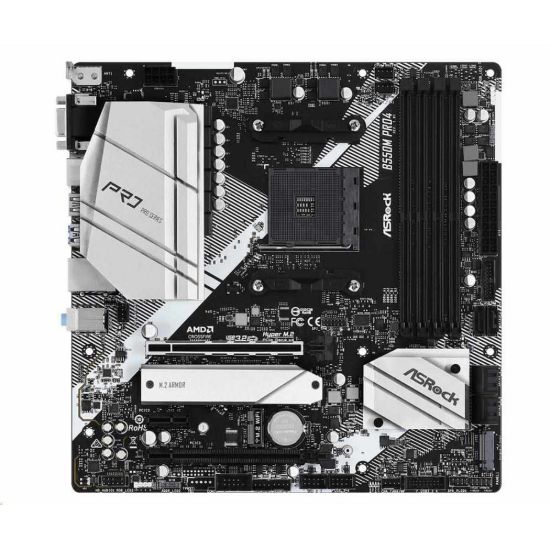 Obrázek ASRock MB Sc AM4 B550M PRO4, AMD B550, 4xDDR4, HDMI, DP