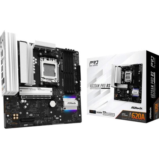 Obrázek ASRock MB Sc AM5 A620AM PRO RS, AMD X620A, 4xDDR5, 1xHDMI, 1xDP